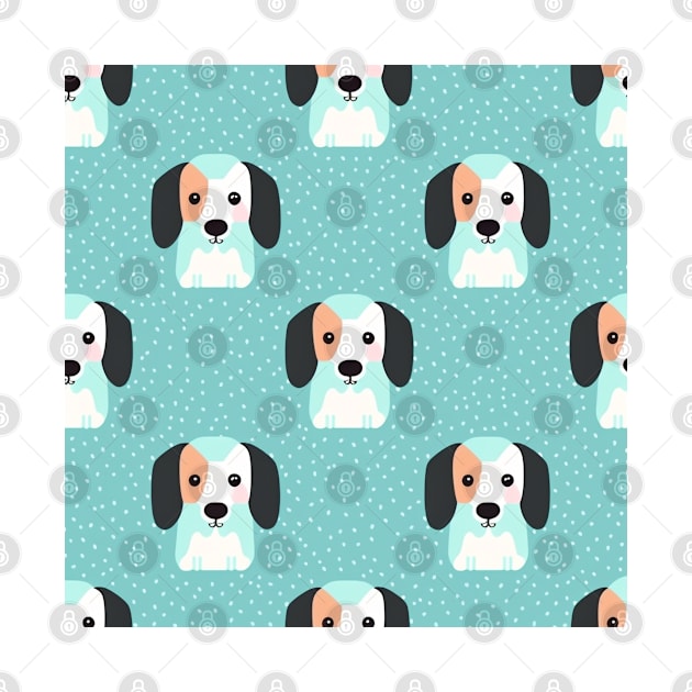 Cute Dog Pattern by DreadX3