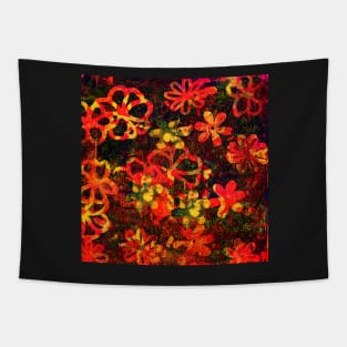 Red Flowers Tapestry