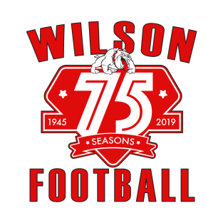 Wilson Football's 75th Season (2019) T-Shirt