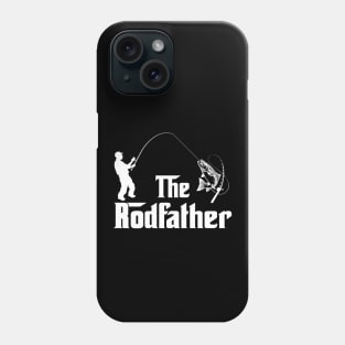 The Rodfather Funny Fishing Gift for Fisherman Phone Case