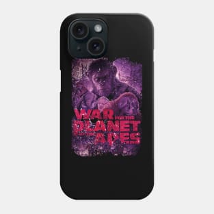 Apocalyptic Odyssey Commemorate the Apes' Fight for Survival and the Dystopian World in the Film Phone Case