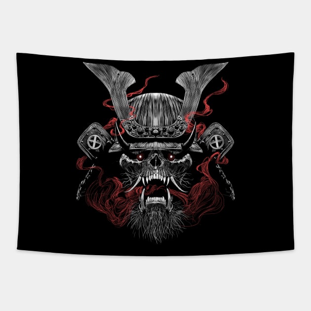 Oni Tapestry by WOVENPIXLS