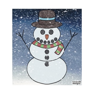 Crochet Snowman T-Shirt