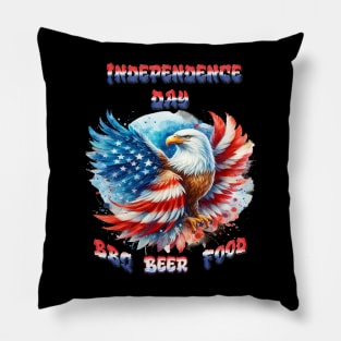 Majestic Eagle Patriotic Pride Pillow