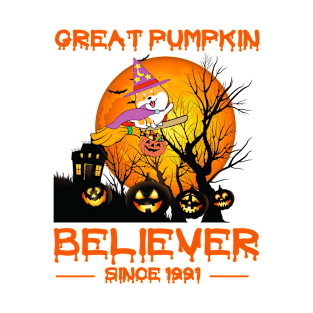 great pumpkin believer since 1991 AKITA INU T-Shirt