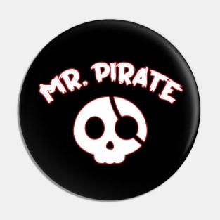 Skull - Mr. Pirate Pin