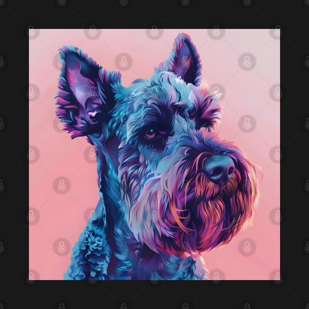 Kerry Blue Terrier in 80's by NatashaCuteShop