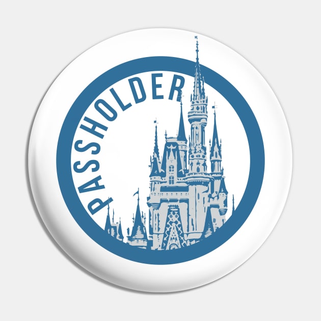 Passholder Magic Castle Blue Pin by FandomTrading