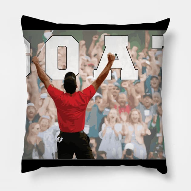 Golf GOAT Pillow by Philly Drinkers