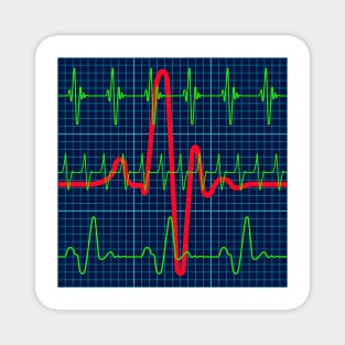 Cardiogram charts pattern Magnet