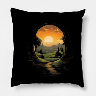 A hobbiton Pillow