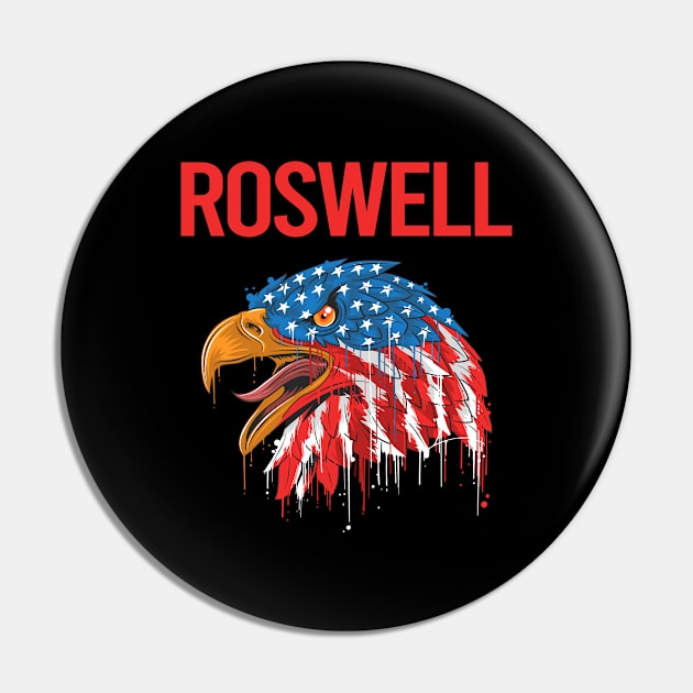 USA Eagle Roswell Pin by flaskoverhand