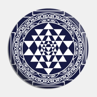 "Sri Yantra" Mandala Pin