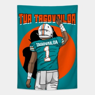 Tua Tagovailoa Back Tapestry