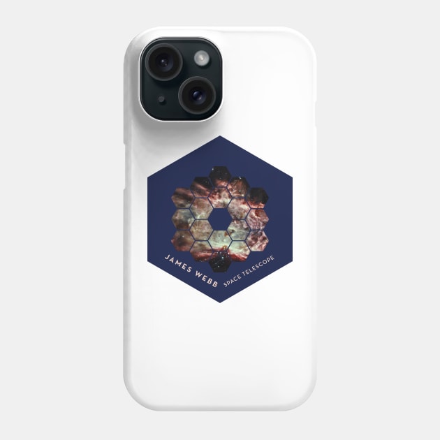 James Webb Space Telescope Launch 2021, Infrared photo Phone Case by Markadesign