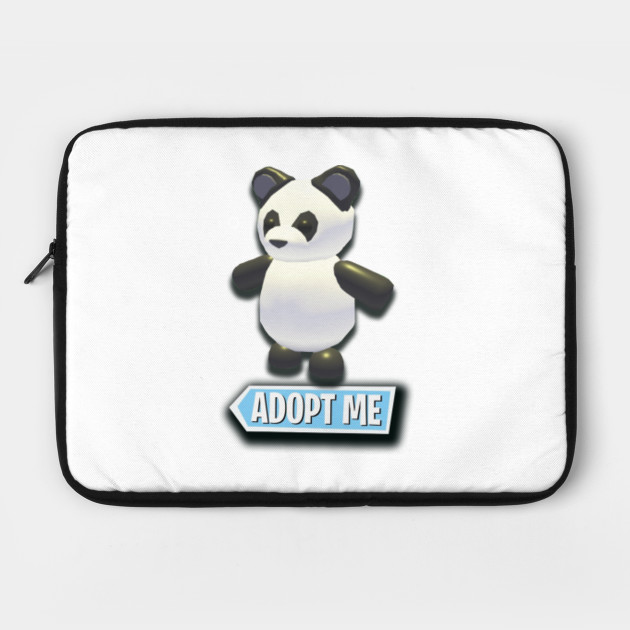 Panda Adopt Me Roblox Roblox Game Adopt Me Characters Roblox Adopt Me Laptop Case Teepublic - panda game roblox