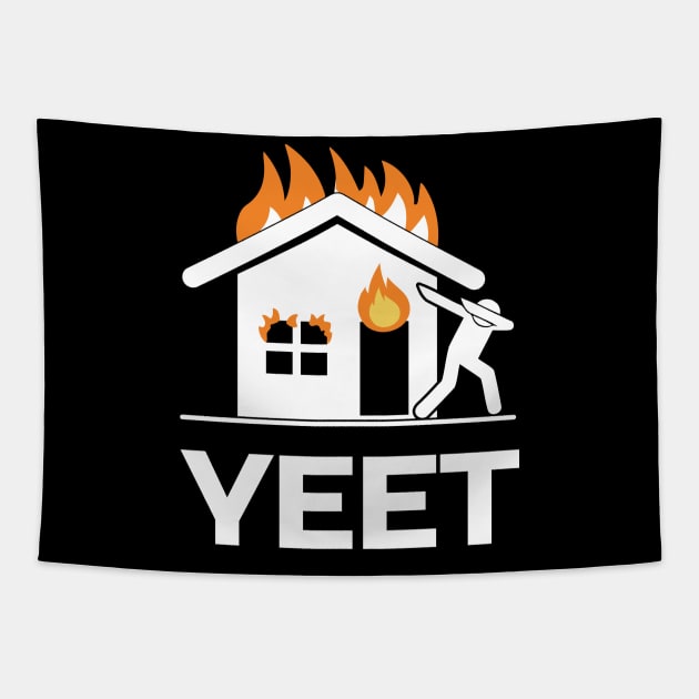 YEET Tshirt Meme Yeeting Dab Shirt Yeet Or Be Yeeted Tapestry by PomegranatePower