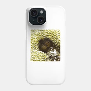 Black Christmas Tree Worm Phone Case