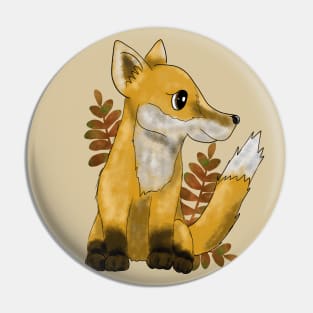 Cute autumn fox Pin