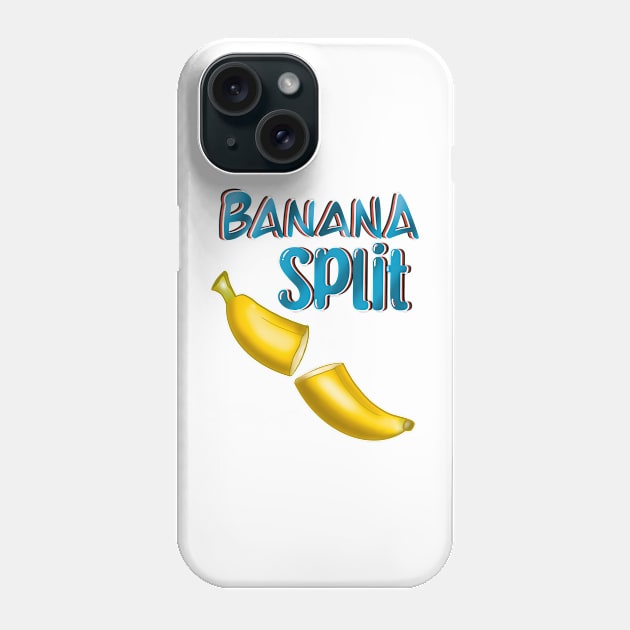 Banana Split - Dad Joke Phone Case by pbDazzler23