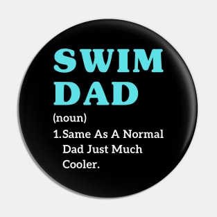 Father's day swimming dad jokes Funny Sports swim dad Pin