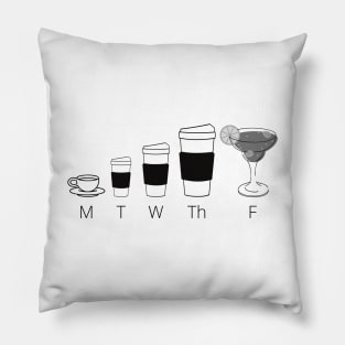 Getting through the week with martini Pillow