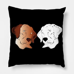 cartoon dog 3 Pillow