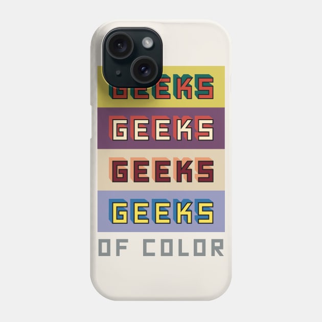 The Retro Tee – Self-Titled Collection Phone Case by geeksofcolor