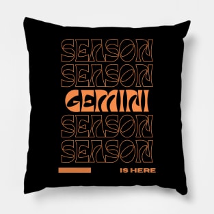 Gemini Season Pillow