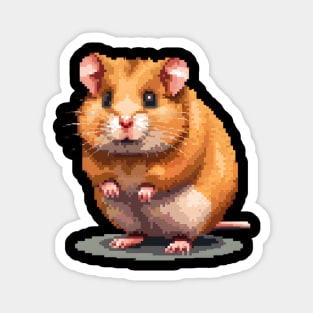 Pixel Hamster Magnet