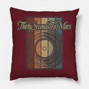 Thirty Seconds To Mars Vynil Silhouette Pillow