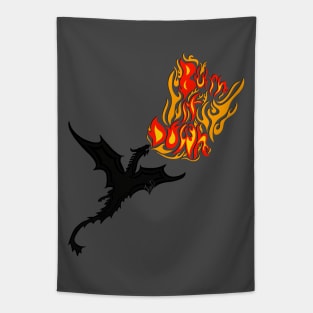 Burn. It. Down. Iron Flame Fourth Wing Book Series Dragon Fire Dragon Riders Tapestry