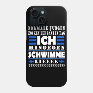 Schwimmen Wassersport Männer Kraulen Spruch Phone Case