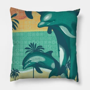 Stylish dolphins Pillow