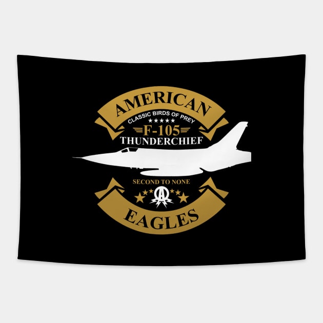 F-105 Thunderchief Tapestry by Tailgunnerstudios