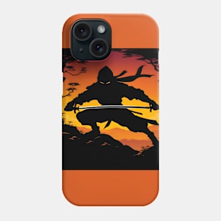 Stylish Ninja silhouette Phone Case