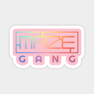 Maze Gang Typography Magnet