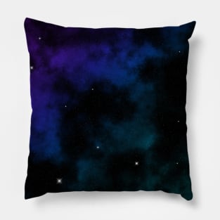 Dark Galaxy Pattern Pillow