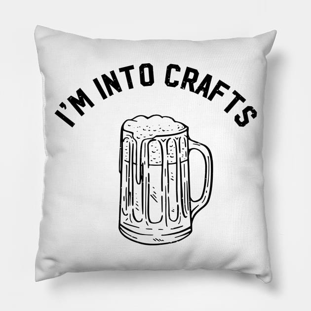 I'm into crafts Pillow by newledesigns