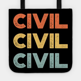 Civil Vintage Retro (Sunset) Tote