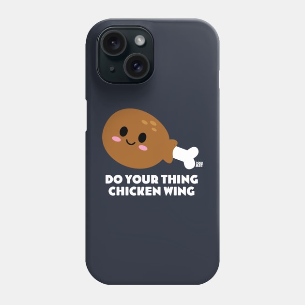 CHICKEN WING Phone Case by toddgoldmanart