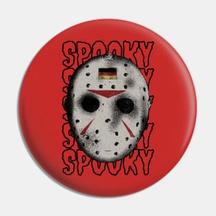 Spooky Mask Pin