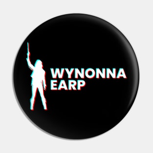 Wynonna Earp Reto Glitch Effect Pin