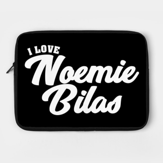 I Love Noemie Bilas Celebrity Laptop Case Teepublic