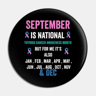 thyroid cancer awareness - September is thyroid cancer awareness month Pin