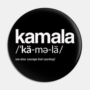 Kamala Harris: Pronunciation & Definition Pin