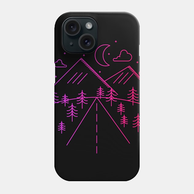 Happy camping Phone Case by Luckyart11