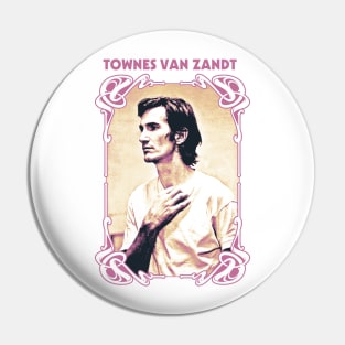 Townes Van Zandt Classic Pin