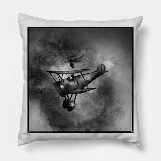 Vintage 6x6 Avionics Pillow by MikaelJenei