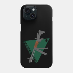 Assault rifle of German paratroopers WW2 FG-42 Phone Case